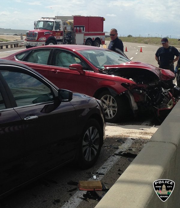 Orchard Street reopened after 4vehicle crash